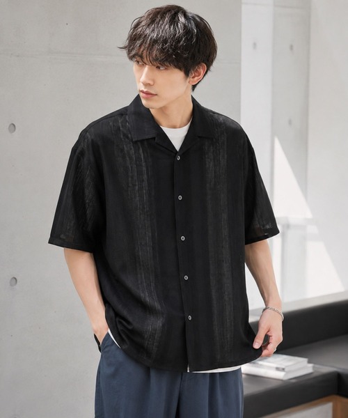 [URBAN COLLECTION] Быстросохнущая стрейт‑овпен карго рубашка