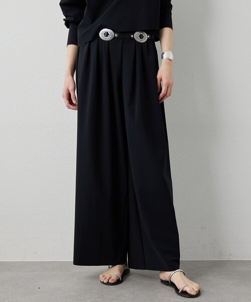Whim Gazette(ウィムガゼット)の「<水着>ラッシュギャザーパンツ/セットアップ可(ラッシュガード・レディース・ブラウン/ブラック・FREE)」の2枚目の写真