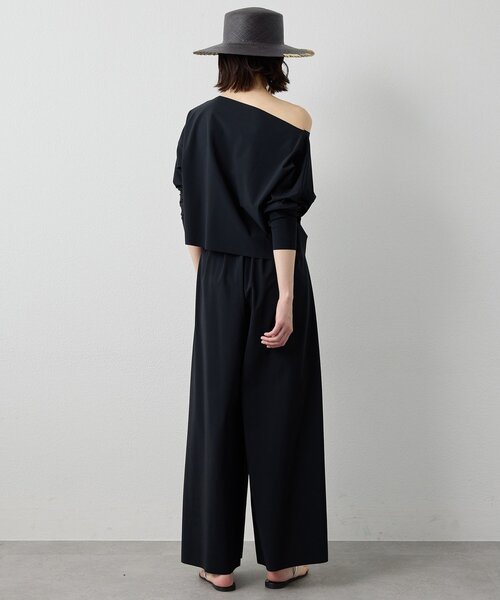 Whim Gazette(ウィムガゼット)の「<水着>ラッシュギャザーパンツ/セットアップ可(ラッシュガード・レディース・ブラウン/ブラック・FREE)」の6枚目の写真