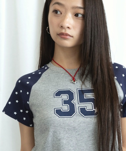 3.3 Field Trip （3.3フィールドトリップ）の「3.3 Field Trip／スターラグランナンバーTシャツ（Tシャツ/カットソー・レディース・ブラック/ホワイト/グレー・FREE）」の21枚目の写真