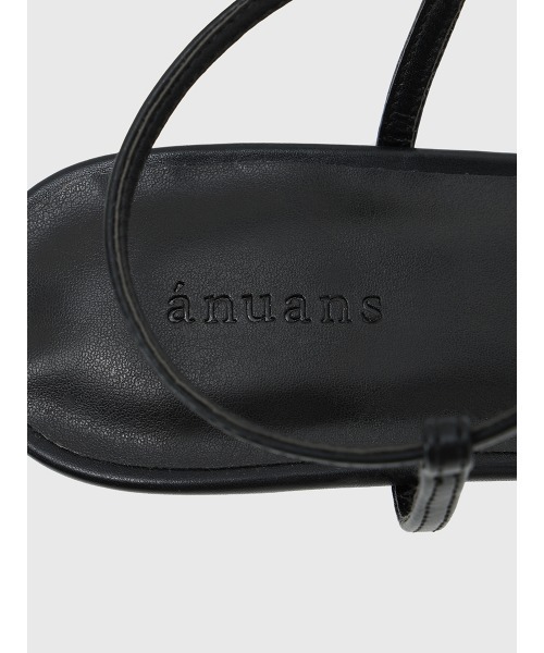 anuans(アニュアンス)の「ノットディテールヒールサンダル(サンダル・レディース・ブラック/ゴールド/ホワイト系その他・LARGE/MEDIUM/SMALL)」の20枚目の写真