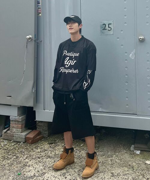LENGAGEMENT(ランガージュマン)の「AGIR Football Jersey (Black)(Tシャツ/カットソー・レディース・ブラック・FREE)」の11枚目の写真