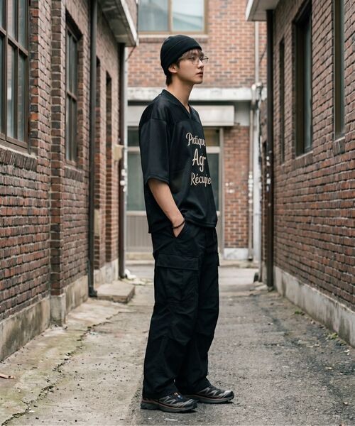 LENGAGEMENT(ランガージュマン)の「AGIR Football Jersey (Black)(Tシャツ/カットソー・レディース・ブラック・FREE)」の14枚目の写真