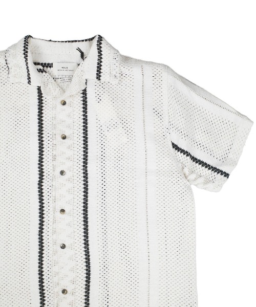 INNOCENT(イノセント)の「【T19】【NOLS/ノルス】CROCHET S/S SHIRTS(シャツ/ブラウス・メンズ・その他4/その他1/その他6/その他2/その他3・MEDIUM/LARGE/X-LARGE)」の7枚目の写真