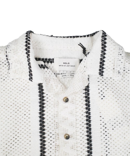INNOCENT(イノセント)の「【T19】【NOLS/ノルス】CROCHET S/S SHIRTS(シャツ/ブラウス・メンズ・その他4/その他1/その他6/その他2/その他3・MEDIUM/LARGE/X-LARGE)」の9枚目の写真