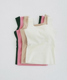 W FACE MIX MESH GATHER N/S TOPS（タンクトップ）｜CLANE（クラネ）の