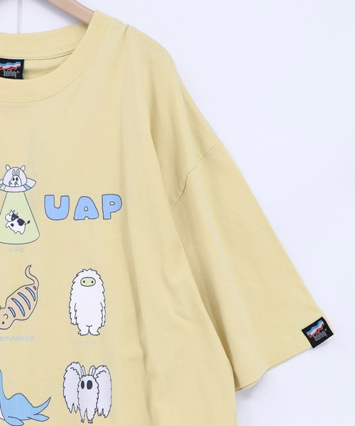 ScoLar Parity(スカラーパリティ)の「362117:UMA・UAP集合柄Tシャツ(Tシャツ/カットソー・レディース・ピンク/ブラック/イエロー/オフホワイト・M)」の6枚目の写真