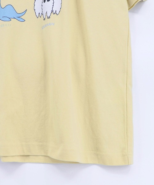 ScoLar Parity(スカラーパリティ)の「362117:UMA・UAP集合柄Tシャツ(Tシャツ/カットソー・レディース・ピンク/ブラック/イエロー/オフホワイト・M)」の8枚目の写真