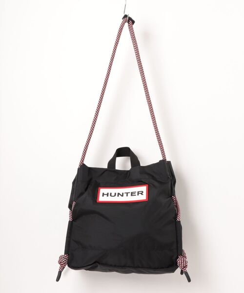 HUNTER(ハンター)の「【HUNTER】ハンター TRAVEL RIPSTOP TOTE トートバッグ(トートバッグ・レディース・ホワイト/ブラック・FREE)」の2枚目の写真