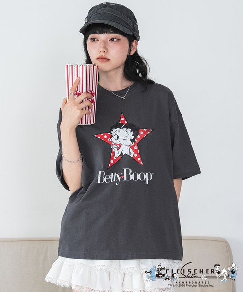 BETTY BOOP(ベティ・ブープ)の「WEGO/キャラクターズグラフィックT4(Tシャツ/カットソー・レディース・その他1・LARGE/MEDIUM/SMALL)」の3枚目の写真
