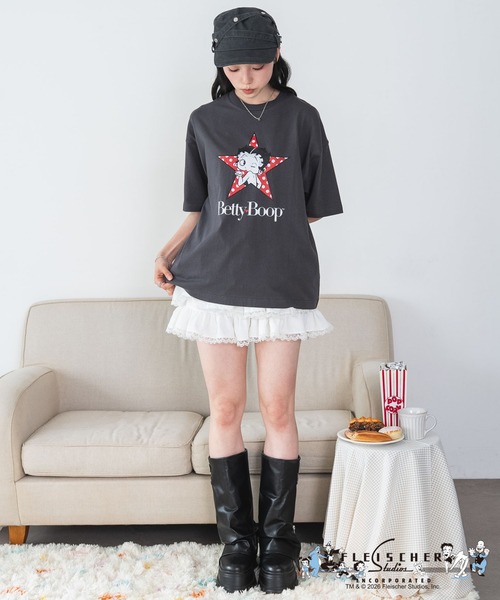 BETTY BOOP(ベティ・ブープ)の「WEGO/キャラクターズグラフィックT4(Tシャツ/カットソー・レディース・その他1・LARGE/MEDIUM/SMALL)」の6枚目の写真