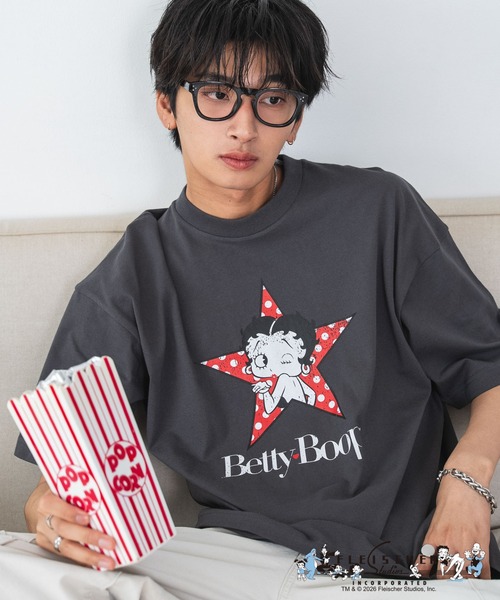 BETTY BOOP(ベティ・ブープ)の「WEGO/キャラクターズグラフィックT4(Tシャツ/カットソー・レディース・その他1・LARGE/MEDIUM/SMALL)」の7枚目の写真