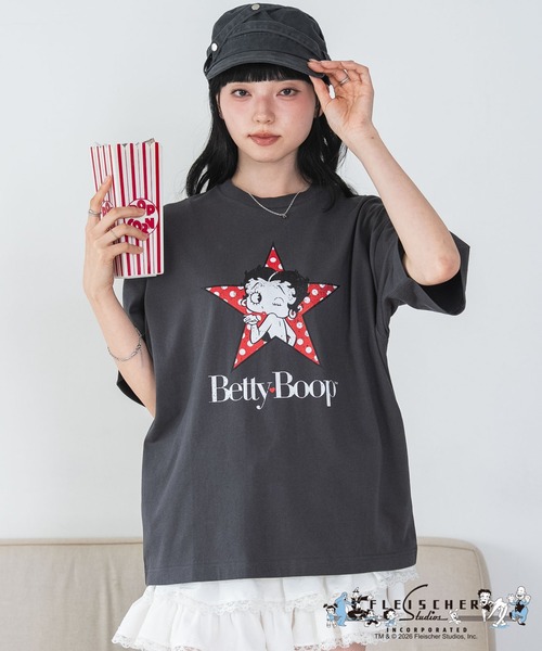 BETTY BOOP(ベティ・ブープ)の「WEGO/キャラクターズグラフィックT4(Tシャツ/カットソー・レディース・その他1・LARGE/MEDIUM/SMALL)」の14枚目の写真