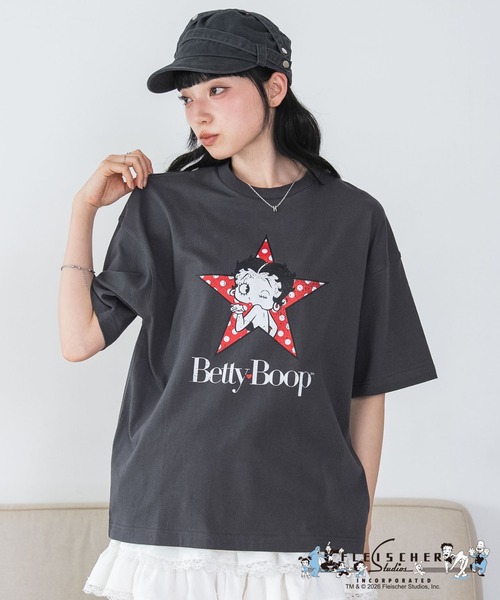 BETTY BOOP(ベティ・ブープ)の「WEGO/キャラクターズグラフィックT4(Tシャツ/カットソー・レディース・その他1・LARGE/MEDIUM/SMALL)」の17枚目の写真