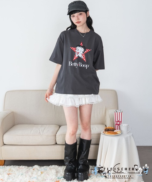 BETTY BOOP(ベティ・ブープ)の「WEGO/キャラクターズグラフィックT4(Tシャツ/カットソー・レディース・その他1・LARGE/MEDIUM/SMALL)」の19枚目の写真