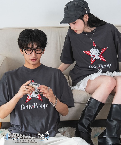BETTY BOOP(ベティ・ブープ)の「WEGO/キャラクターズグラフィックT4(Tシャツ/カットソー・レディース・その他1・LARGE/MEDIUM/SMALL)」の22枚目の写真