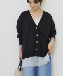 JOURNAL STANDARD relume（ジャーナルスタンダード　レリューム）の「［手洗い可］ウォッシャブルメタルボタンVネックカーディガン（カーディガン/ボレロ）」