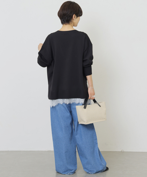 JOURNAL STANDARD relume（ジャーナルスタンダード　レリューム）の「［手洗い可］ウォッシャブルメタルボタンVネックカーディガン（カーディガン/ボレロ・レディース・ブラック/ブラウン・FREE）」の5枚目の写真