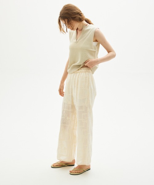 full/fill.(フルフィル)の「sleeve less skipper knit / スリーブレススキッパーニット(ニット/セーター・レディース・ネイビー/アイボリー・FREE)」の15枚目の写真