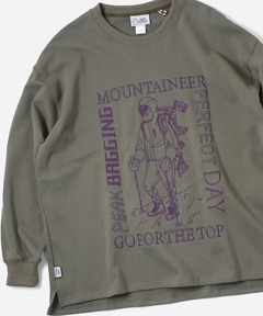 10.3oz MOUNTAINEER刺繍スウェットビッグTEE