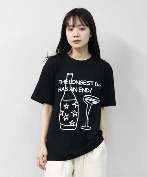 THE CELL.(ザセルドット)の「リラックスシルエット ロゴT 4 RELAXED SILHOUETTE LOGO T-SHIRT 4(Tシャツ/カットソー・レディース・ブラック/オフホワイト・FREE)」の5枚目の写真