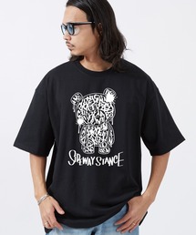 【SIDEWAYSTANCE】グラフィティーベアー半袖Tシャツ 70480