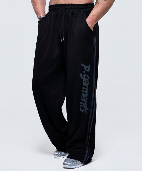 PHYSICAL GARMENTS（フィジカルガーメンツ）の「P2641 アスレチックメッシュワイドパンツ [ブラック]（その他パンツ・メンズ・ブラック・MEDIUM/LARGE/X-LARGE/XX-LARGE）」の18枚目の写真
