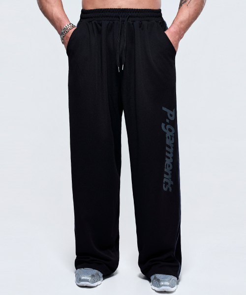 PHYSICAL GARMENTS（フィジカルガーメンツ）の「P2641 アスレチックメッシュワイドパンツ [ブラック]（その他パンツ・メンズ・ブラック・MEDIUM/LARGE/X-LARGE/XX-LARGE）」の7枚目の写真