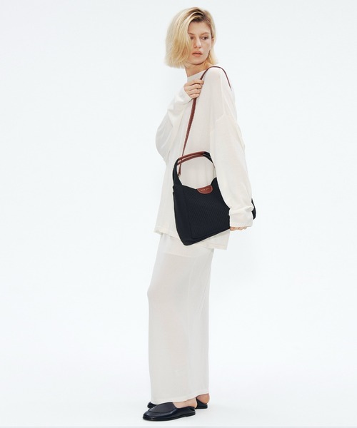 q bag paris(キューバッグパリ)の「tricote colonnette トリコット コロネット 2way トートバッグ ショルダーバッグ ニット(トートバッグ・レディース・ブラウン系その他/ブラック系その他/ベージュ系その他/アイボリー/テラコッタ/ブラック/ブラウン/ブラウン系その他2/ベージュ系その他2/ライトグレー/ブラック系その他2・FREE)」の3枚目の写真