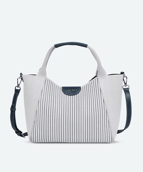 q bag paris(キューバッグパリ)の「tricote colonnette トリコット コロネット 2way トートバッグ ショルダーバッグ ニット(トートバッグ・レディース・ブラウン系その他/ブラック系その他/ベージュ系その他/アイボリー/テラコッタ/ブラック/ブラウン/ブラウン系その他2/ベージュ系その他2/ライトグレー/ブラック系その他2・FREE)」の22枚目の写真