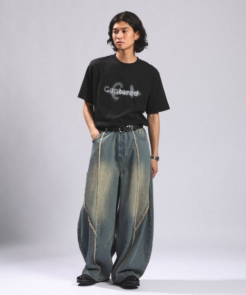 RAGEBLUE(レイジブルー)の「ARCH FRINGE DENIM BARREL BUGGY PANTS/アーチフリンジデニムバレルバギーパンツ(デニムパンツ・メンズ・ブルー/ブラック・LARGE/MEDIUM)」の16枚目の写真