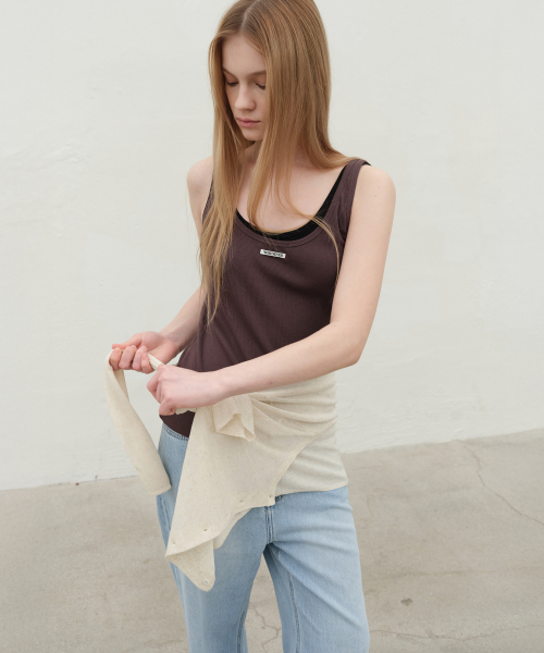 LEVAR(レバー)の「All-day Sleeveless Top - Espresso Brown(Tシャツ/カットソー・レディース・その他・SMALL/MEDIUM)」の2枚目の写真