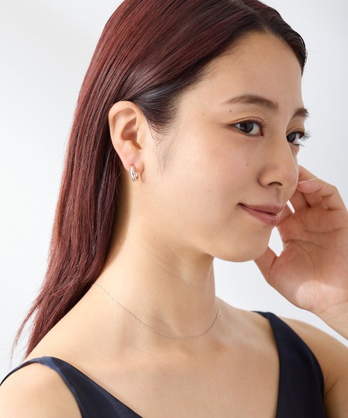 CALIN　STANDARD（カリンスタンダード）の「◆金属アレルギー対応◆◆made in japan◆　【高品質ポスト】【純金・純銀厚メッキ】プレーン　ジルコニアセラミックポストピアス（ピアス（両耳用）・レディース・ピンクゴールド/シルバー/ゴールド・FREE）」の4枚目の写真
