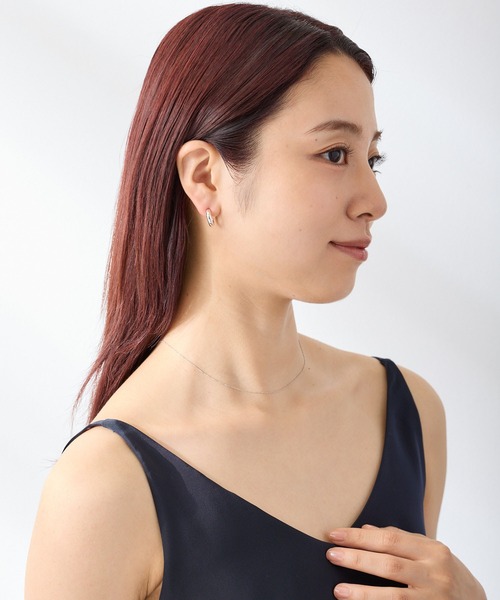 CALIN　STANDARD（カリンスタンダード）の「◆金属アレルギー対応◆◆made in japan◆　【高品質ポスト】【純金・純銀厚メッキ】プレーン　ジルコニアセラミックポストピアス（ピアス（両耳用）・レディース・ピンクゴールド/シルバー/ゴールド・FREE）」の5枚目の写真