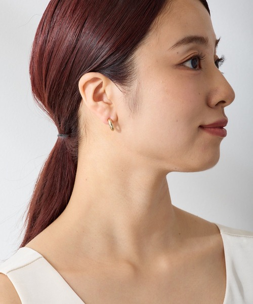 CALIN　STANDARD（カリンスタンダード）の「◆金属アレルギー対応◆◆made in japan◆　【高品質ポスト】【純金・純銀厚メッキ】プレーン　ジルコニアセラミックポストピアス（ピアス（両耳用）・レディース・ピンクゴールド/シルバー/ゴールド・FREE）」の11枚目の写真