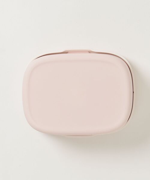 COMMON WARE(コモンウェアー)の「EC:DOODLE LINCH BOX MINI ドゥードゥル ランチボックスミニ400ml(お弁当箱・レディース・ライトグリーン/ベビーピンク/ライトグレー/グレイッシュベージュ・FREE)」の5枚目の写真