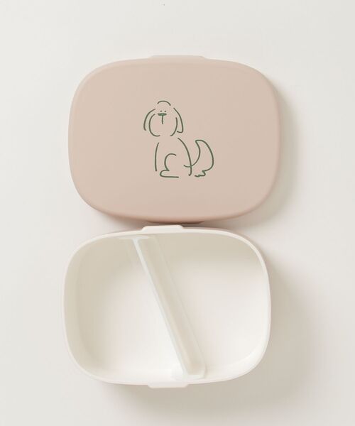 COMMON WARE(コモンウェアー)の「EC:DOODLE LINCH BOX MINI ドゥードゥル ランチボックスミニ400ml(お弁当箱・レディース・ライトグリーン/ベビーピンク/ライトグレー/グレイッシュベージュ・FREE)」の6枚目の写真