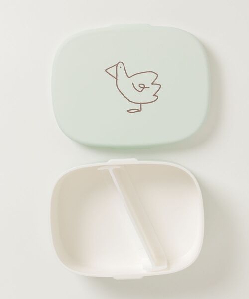 COMMON WARE(コモンウェアー)の「EC:DOODLE LINCH BOX MINI ドゥードゥル ランチボックスミニ400ml(お弁当箱・レディース・ライトグリーン/ベビーピンク/ライトグレー/グレイッシュベージュ・FREE)」の7枚目の写真