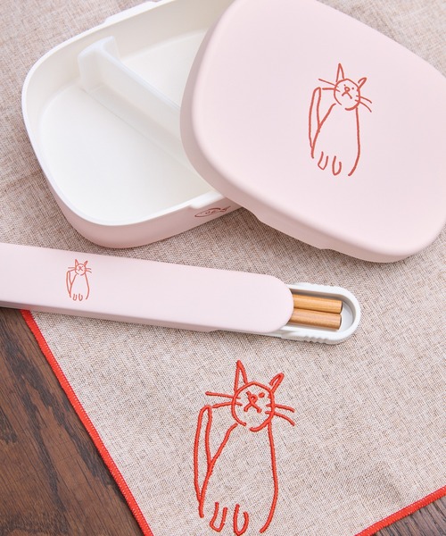 COMMON WARE(コモンウェアー)の「EC:DOODLE LINCH BOX MINI ドゥードゥル ランチボックスミニ400ml(お弁当箱・レディース・ライトグリーン/ベビーピンク/ライトグレー/グレイッシュベージュ・FREE)」の16枚目の写真