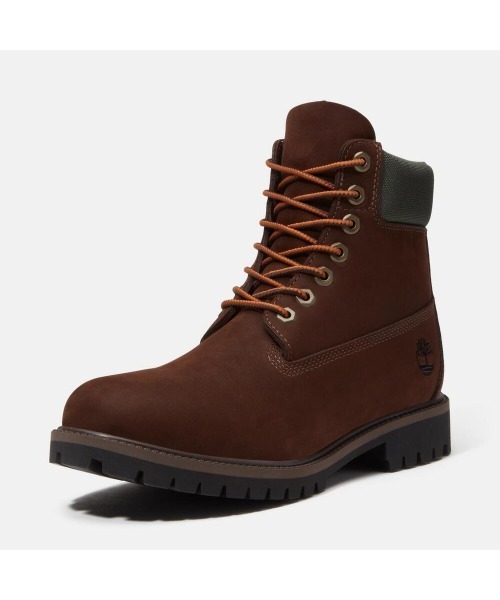 Timberland(ティンバーランド)の「ヘリテージ 6インチ ウォータープルーフ ブーツ メンズ (防水)(ブーツ・メンズ・ダークブラウン・25.5cm/25.0cm/28.5cm/28.0cm/27.5cm/27.0cm/26.5cm/26.0cm/30.0cm/29.0cm)」の8枚目の写真