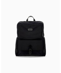EMPORIO ARMANI | 【エンポリオ アルマーニ】バックル付きフラップ マルチポケット バックパック(バックパック/リュック)