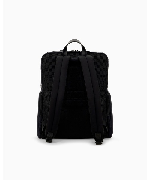 EMPORIO ARMANI(エンポリオアルマーニ)の「【エンポリオ アルマーニ】バックル付きフラップ マルチポケット バックパック(バックパック/リュック・メンズ・カーキ系/ブラック系・FREE)」の8枚目の写真