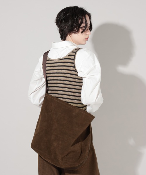 GEORGE'S(ジョージズ)の「ECO SUEDE BAG(ショルダーバッグ・レディース・ブラック/ブラウン/アイボリー・FREE)」の14枚目の写真