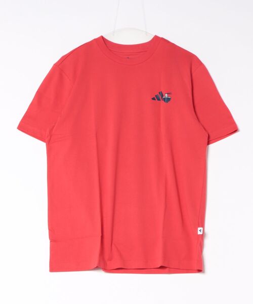 adidas（アディダス）の「《adidas》MRAMENTシャツJP（Tシャツ/カットソー・メンズ・ホワイト/ブラック/レッド系その他・2XL/L/M/S/XL）」の3枚目の写真