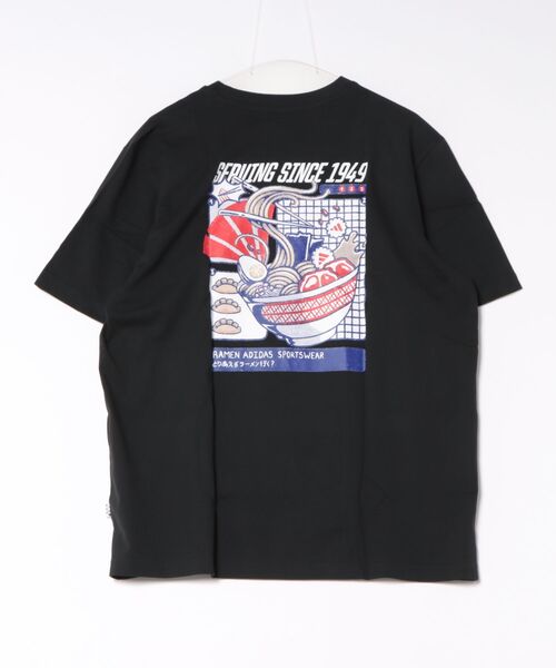 adidas（アディダス）の「《adidas》MRAMENTシャツJP（Tシャツ/カットソー・メンズ・ホワイト/ブラック/レッド系その他・2XL/L/M/S/XL）」の4枚目の写真