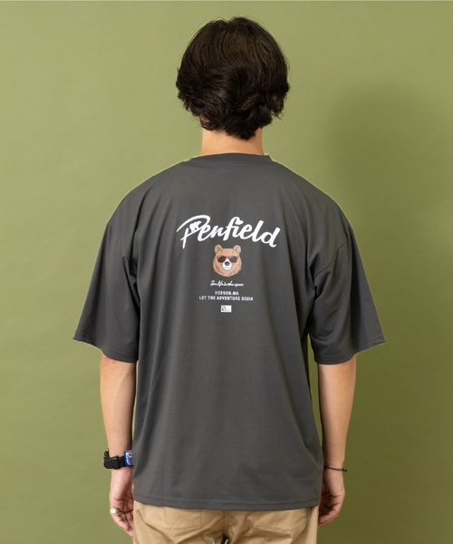 and D. petit main(アンドディープティマイン)の「【Penfield】【親子リンク】【接触冷感】DADアソートベア半袖Tシャツ(Tシャツ/カットソー・レディース・オフホワイト/チャコール・F)」の7枚目の写真