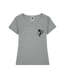SOAR レディース Uネック スリムフィット 半袖Tシャツ 6 COLORS