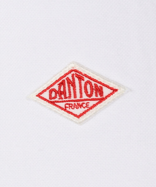 DANTON(ダントン)の「DANTON | オックスフォード バンドカラーシャツ SOLID WOMEN(シャツ/ブラウス・レディース・ホワイト・38/36/34)」の3枚目の写真