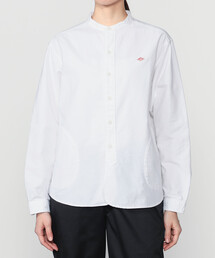 DANTON | オックスフォード バンドカラーシャツ SOLID WOMEN