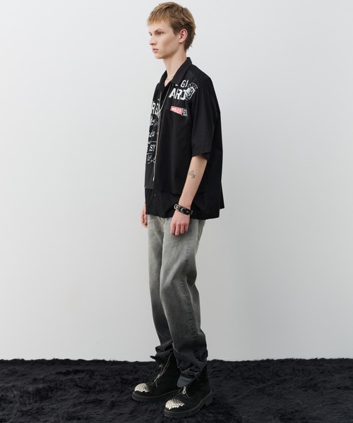 AIVER（アイバー）の「AIVER　フェードブリーチローライズデニム（デニムパンツ・メンズ・ブラック・SMALL/MEDIUM/LARGE）」の10枚目の写真